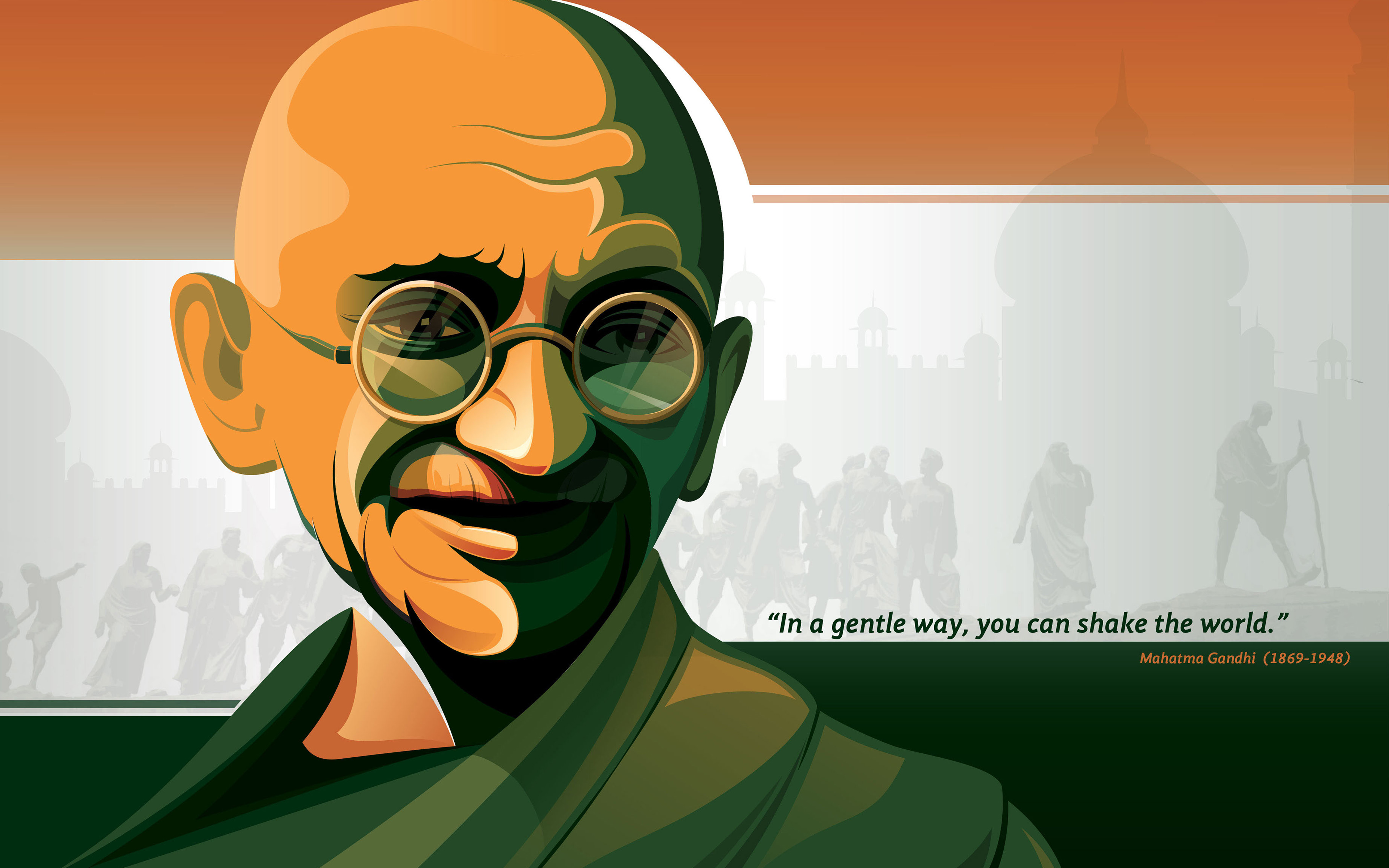 Mahatma Gandhi HD 4K238223889